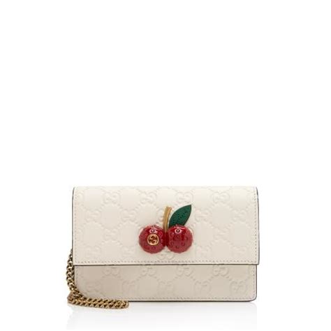 cherry gucci bag|gucci handbag guccissima.